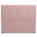 Ver imagem 3 de Cabeceira Cama Box Casal King 195 Cm Aurora W01 Linho Rosa - Lyam Decor 