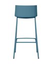 Ver imagem 5 de Kit com 4 Banquetas Ipanema Média para Cozinha em Polipropileno e Base em Aço Pintado - Azul