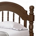 Ver imagem 4 de Cama Casal 140cm Madeira Maciça Torneada Leni Castanho B11 - Mpozenato