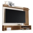 Ver imagem 5 de Painel para TV Ripado para TV até 72 Polegadas 180x173,5cm Munique Off White Marrom