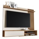 Ver imagem 7 de Painel para TV Ripado para TV até 72 Polegadas 180x173,5cm Munique Off White Marrom