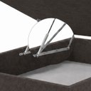 Ver imagem 6 de Base Cama Box Casal com Bau 1,38x1,88 Mts Valentina Vilajo: Suede Crush Cacau