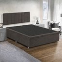 Ver imagem 1 de Base Cama Box Casal com Bau 1,38x1,88 Mts Valentina Vilajo: Suede Crush Cacau