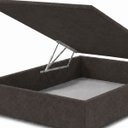 Ver imagem 7 de Base Cama Box Casal com Bau 1,38x1,88 Mts Valentina Vilajo: Suede Crush Cacau