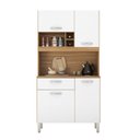 Ver imagem 5 de Cozinha Compacta 4 Portas 1 Gaveta Malta Branco/Amendola Touch