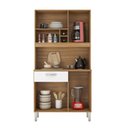 Ver imagem 4 de Cozinha Compacta 4 Portas 1 Gaveta Malta Branco/Amendola Touch