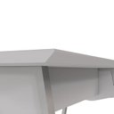 Ver imagem 5 de Mesa de Reunião 200cm para 8 Pessoas com Tampo Chanfrado Industrial Executive Cinza