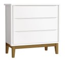 Ver imagem 4 de Jogo de Quarto para Bebê Completo 2 Portas Classic New Branco Fosco com Madeira - Reller