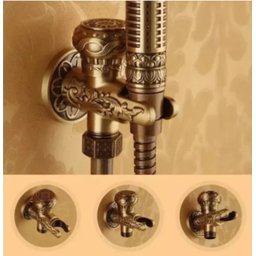 Ducha Higiênica Bronze Retro Vintage Rustica - Banheiros - 5