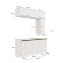 Ver imagem 4 de Conjunto para Banheiro Kappesberg Celeste 7 Peças Branco 160cm