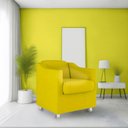 Ver imagem 2 de Kit 8 Poltronas Decorativa Reforçada Recepção Clinica Salão Suede:amarelo