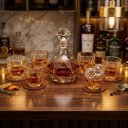 Ver imagem 2 de Jogo para Whisky em Cristal 8 Peças para Eventos Festa e Jantar