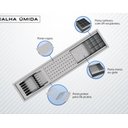 Ver imagem 3 de CALHA UMIDA KITCHEN ESCORREDOR COM ACESSORIOS 4M 90X19,6 PH166 1644 CALHA UMIDA