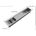 Ver imagem 2 de CALHA UMIDA KITCHEN ESCORREDOR COM ACESSORIOS 4M 90X19,6 PH166 1644 CALHA UMIDA