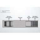 Ver imagem 4 de CALHA UMIDA KITCHEN ESCORREDOR COM ACESSORIOS 4M 90X19,6 PH166 1644 CALHA UMIDA