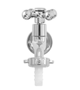 Ver imagem 5 de Torneira Para Jardim Tanque Metal Alavanca Cromada 1128 C33:Prateado