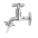 Ver imagem 2 de Torneira Para Jardim Tanque Metal Alavanca Cromada 1128 C33:Prateado