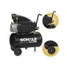 COMPRESSOR AR 8,5/25L PRATIC CSI + KIT PISTOLA HVLP SCHULZ - 2