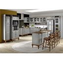 Ver imagem 2 de Mesa Ilha Hannover 1,76m - 60710 Mmj-lz Lz-cinza/imbuia