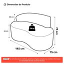 Ver imagem 5 de Kit Sofá e 02 Poltronas Orgânicas Living Bob com Almofadas Bouclê Cinza Claro - Abmaza