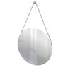 Espelho Decorativo Adnet Vintage Alça Corrente 40 cm Redondo 40 cm - 2