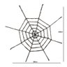 Teia Decorativa Grande Preta 180cm - Halloween - 2
