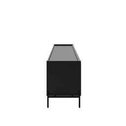Rack para Tv até 75" 2 Gavetas 2 Portas Jasper 220 Cm - Preto Fosco - 6