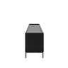 Rack para Tv até 75" 2 Gavetas 2 Portas Jasper 220 Cm - Preto Fosco - 6