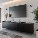 Ver imagem 3 de Rack para Tv até 75" 2 Gavetas 2 Portas Jasper 220 cm