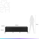 Ver imagem 7 de Rack para Tv até 75" 2 Gavetas 2 Portas Jasper 220 cm