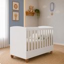 Ver imagem 1 de Berço Americano Mini Cama Apolo Branco Fosco - Reller Móveis