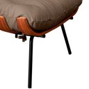Ver imagem 5 de Puff Decorativo Laura 65cm Couro Avelã - Sallar Home