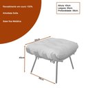 Ver imagem 2 de Puff Decorativo Laura 65cm Couro Avelã - Sallar Home
