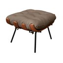 Ver imagem 1 de Puff Decorativo Laura 65cm Couro Avelã - Sallar Home