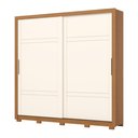 Ver imagem 1 de Guarda Roupa Casal 02 Portas Deslizantes 04 Gavetas Sintra D343 Cinamomo Off White - Henn