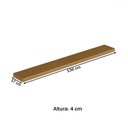 Ver imagem 2 de Prateleira Decorativa Conde 136 Cm Nature Fosco - Pnr Móveis