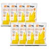 Kit 10 Luva Limpeza Latex Multiuso Talge Amarela - 1