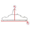 Ver imagem 1 de Cabide Infantil Criança Pequeno Acrílico Cristal Transparente Kit 50 Peças