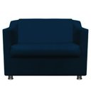 Ver imagem 1 de Namoradeira Decorativa 02 lugares Recepção Clinica Consultório Sala de Espera Tilla - TWDECORA:Suede
