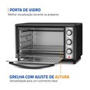 Ver imagem 2 de Forno Elétrico 48l Family Grill Inox Mondial Preto/inox 1800w Frn-48-bi 110v