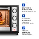Ver imagem 4 de Forno Elétrico 48l Family Grill Inox Mondial Preto/inox 1800w Frn-48-bi 110v