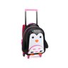 Mochila Infantil Pinguim Estojo e Lancheira Preto - Denlex - 1