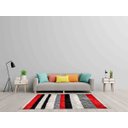 Ver imagem 2 de Tapete para Quarto ,sala ,escritório 2,00 X 4,00 Pelo Macio.:listrado Duo