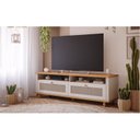 Ver imagem 6 de Rack Bancada para TV até 60 Polegadas 2 Gaveta Quioto Espresso Moveis