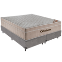 Ver imagem 1 de Cama Box e Colchão Airtech Springpocket Molas Ensacadas Queen Ortobom: Cinza