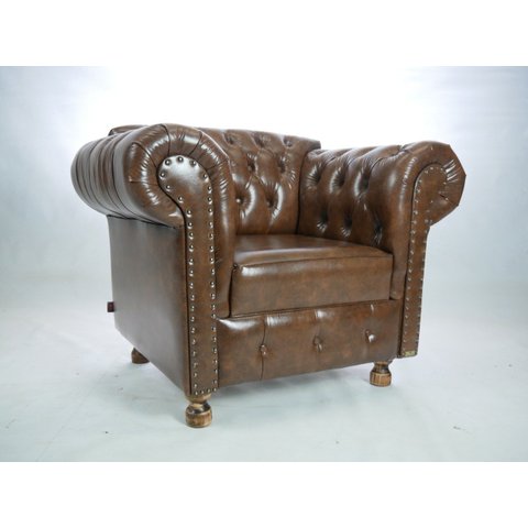 Poltrona Decorativa Chesterfield Luís Xv Capitonê Clássica