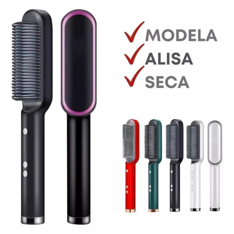 Escova Alisadora Cabelo Secadora 5 em 1 Bivolt 110/220v