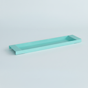Ver imagem 1 de Bandeja Minimalista Azul Turquesa 50cm Alumínio