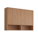 Ver imagem 1 de Armário Aéreo P- Cozinha Divina C-2 Portas Ripadas 120 Cm Freijo - Mgm