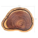 Ver imagem 3 de Tábua de Corte Formato Bolacha para Carne de Churrasco Madeira Rústica JMV Sortido